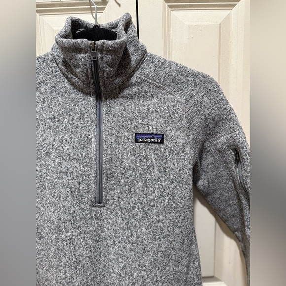 Patagonia Women’s Better Sweater 1/4 -Zip Fleece in Birch White , size XS - Picture 5 of 10